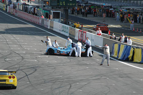 Barazi udgik af Le Mans søndag formiddag.
(Foto: Motorsporten.dk)